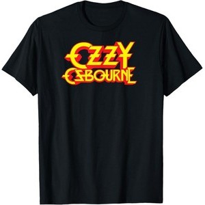Mùa Hè 2025 Nam Phong Cách Mới Ozzy Osbourne - Áo Phông Logo Cổ Điển