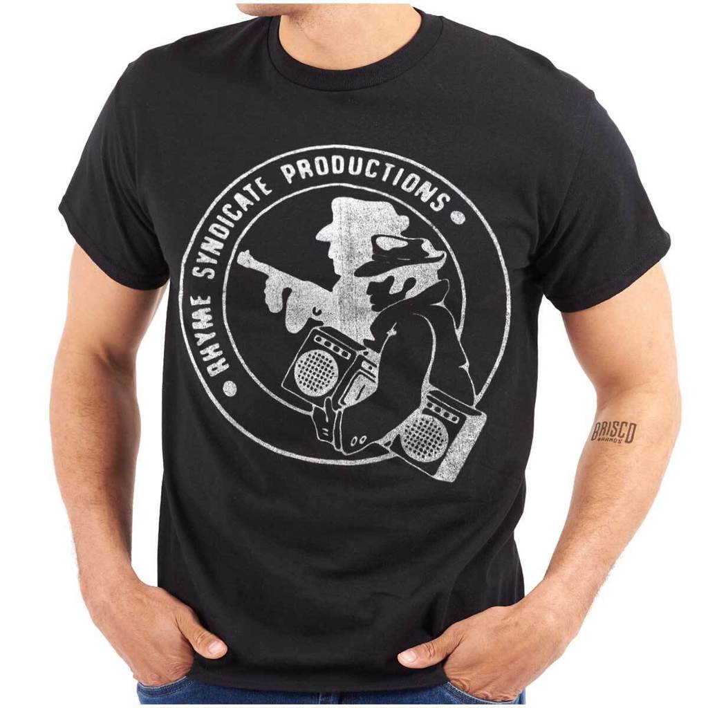 Rhyme Syndicate Production Silhouette Graphic T Shirt Nam Hoặc