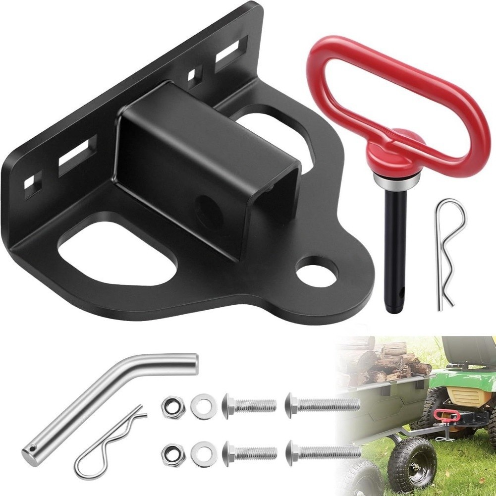 [Hàng mới về] 0 Turn Lawn Mower Hitch với đầu thu 1-1 / 4 "Bu lông 6mm trên bộ thu dây kéo