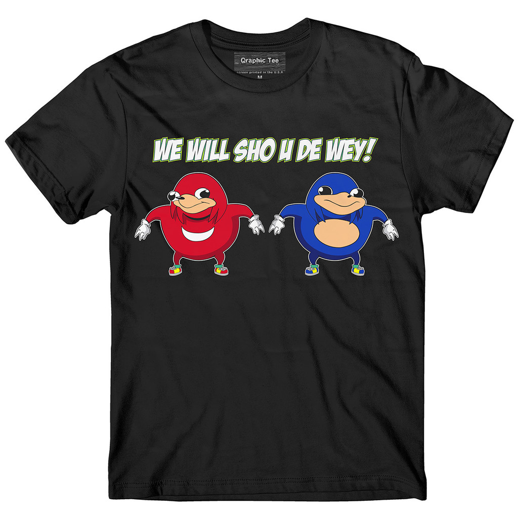 Áo thun Knuckles, đội, Knuckles Gang, Meme, Bạn có biết cách Áo thun