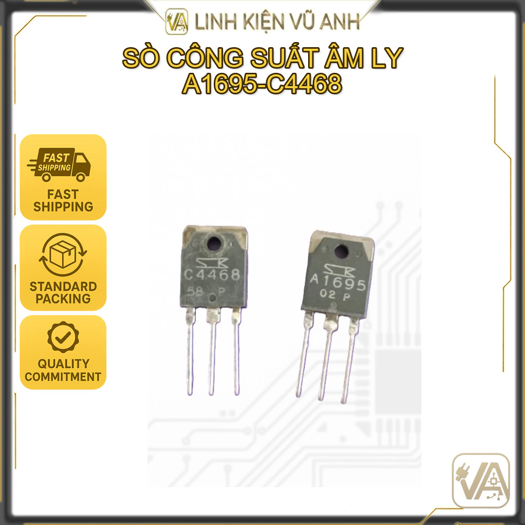 SÒ CÔNG SUẤT ÂM LY A1695-C4468 | LẮP ĐẶT LINH KIỆN ĐIỆN TỬ