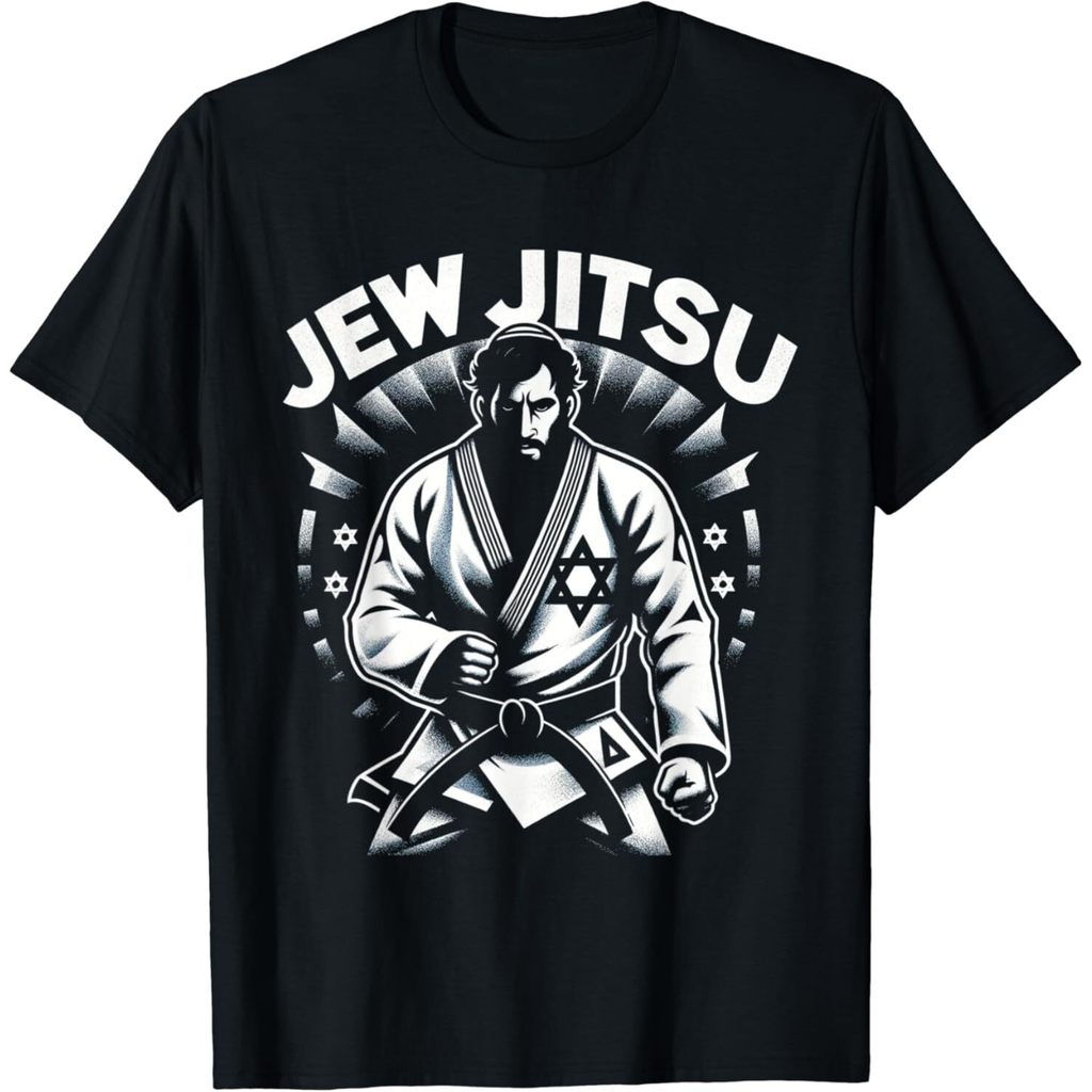 Người Do Thái Mới Jitsu - Người Israel Jiu Jitsu Fighter - Áo thun Do Thái ngộ nghĩnh