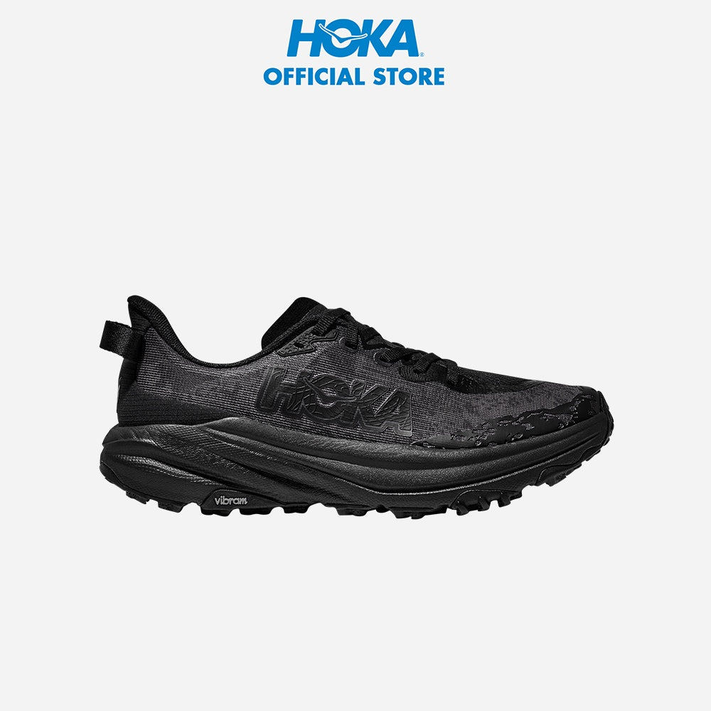 Giày Chạy Trail Nam HOKA Speedgoat 6 Wide - Đen - 1147830-BBLC - D4