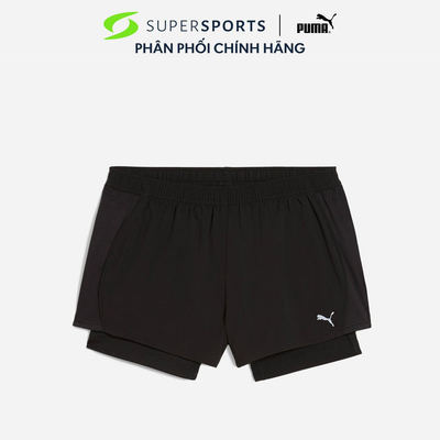 Quần Ngắn Thể Thao Nữ Puma Run Velocity 2In1 3 Inch - Đen - 52658801