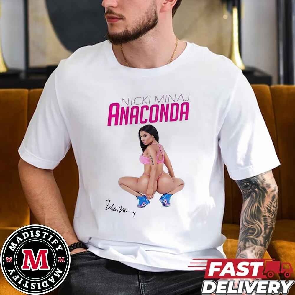 Áo thun Nicki Minaj Anaconda Racy Cover Art Essentials