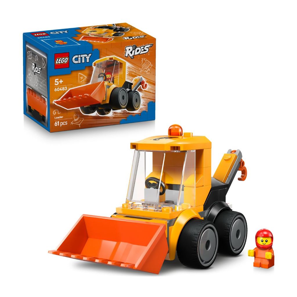 Đồ Chơi Lắp Ráp Rides - Xe Xúc Công Trình LEGO CITY 60483 (61 Chi Tiết)