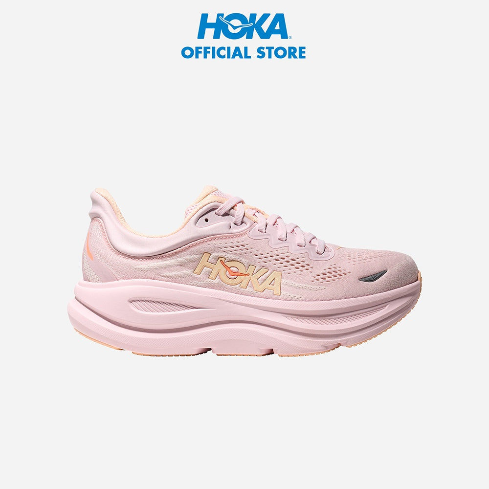 Giày Chạy Bộ Nữ HOKA Bondi 9 Wide - Hồng - 1162014-LRMT