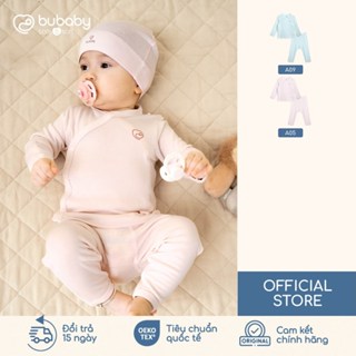 Bộ dài tay cài chéo   BU Baby IVS110801