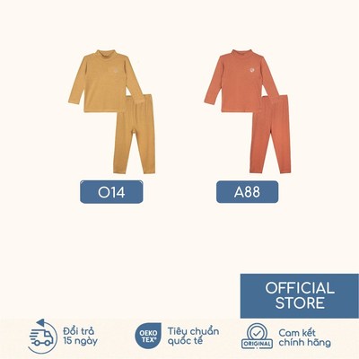 Bộ dài tay cao cổ BU Baby BMD110905