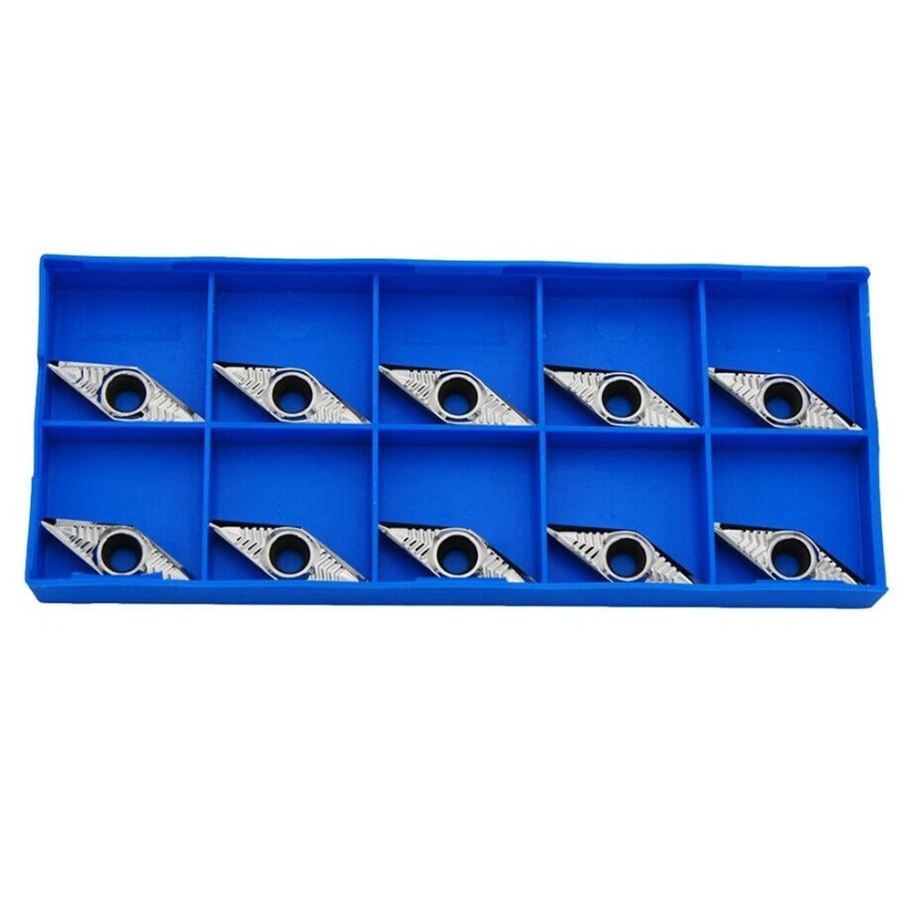[HRDEAL] 10 CÁI VCGT160408-AK N01 VCGT332-AK N01 Chèn quay cacbua CNC cho nhôm