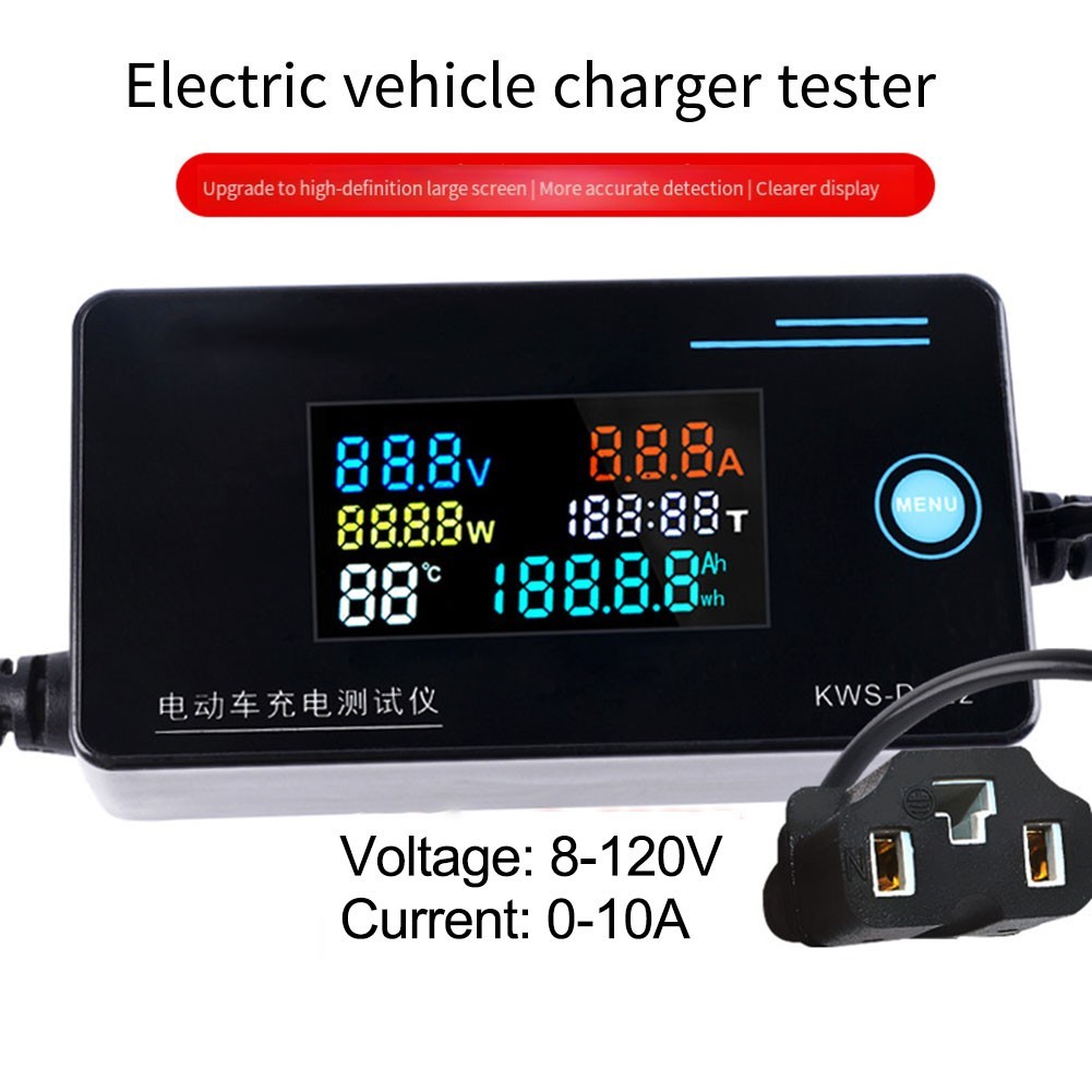[ANME] Máy dò sạc xe điện KWS-DC22 8-120 0-10A Máy kiểm tra dòng điện áp