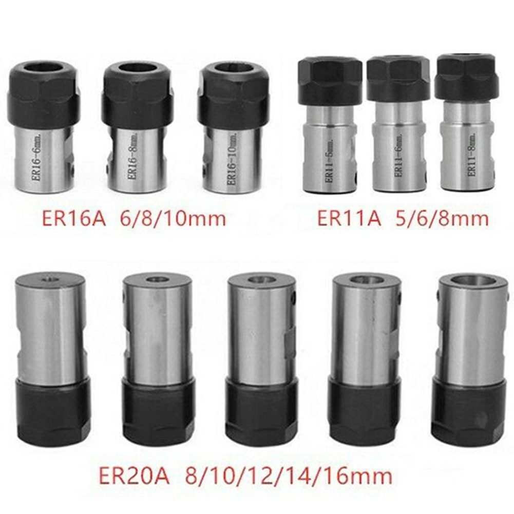 【 GRCEKRIN 】 Động Cơ Trục Collet Chuck ER11 ER16 ER20A 5-16mm Thanh Nối Dài Dụng Cụ CNC