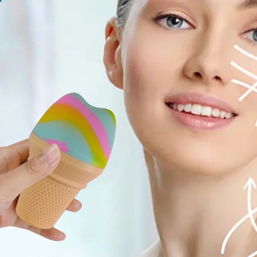 Ice Pack Silicone Ice Grid Face Ice Stick Roller Face And Eye Circles Ice Pack