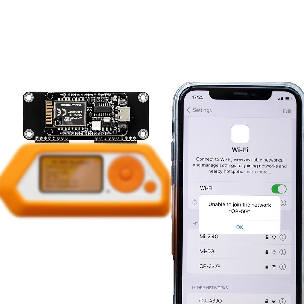 (Hrdeal) Bảng phát triển IoT mô-đun WiFi 2.4G / 5G cho ESP32 CC1101 NRF24 BW16