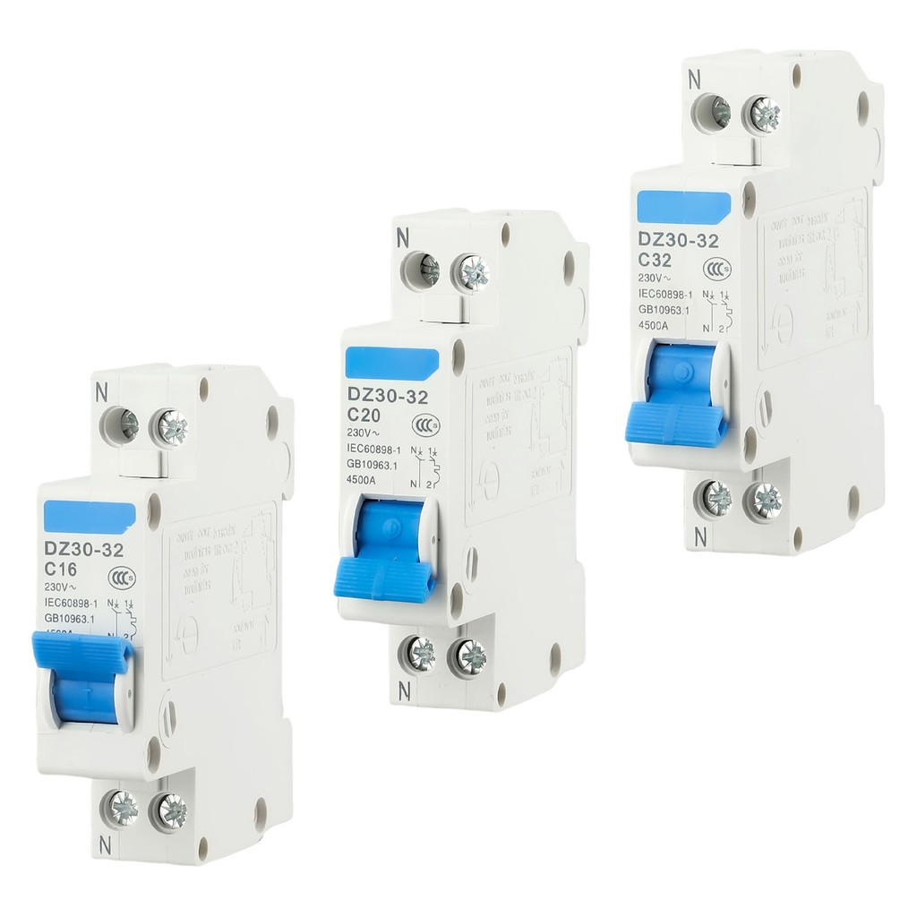 [BÁN LỚN] DZ30-32 2In 2Out DPN Công tắc không khí CircuitBreaker Ngắn mạch quá tải để bảo vệ