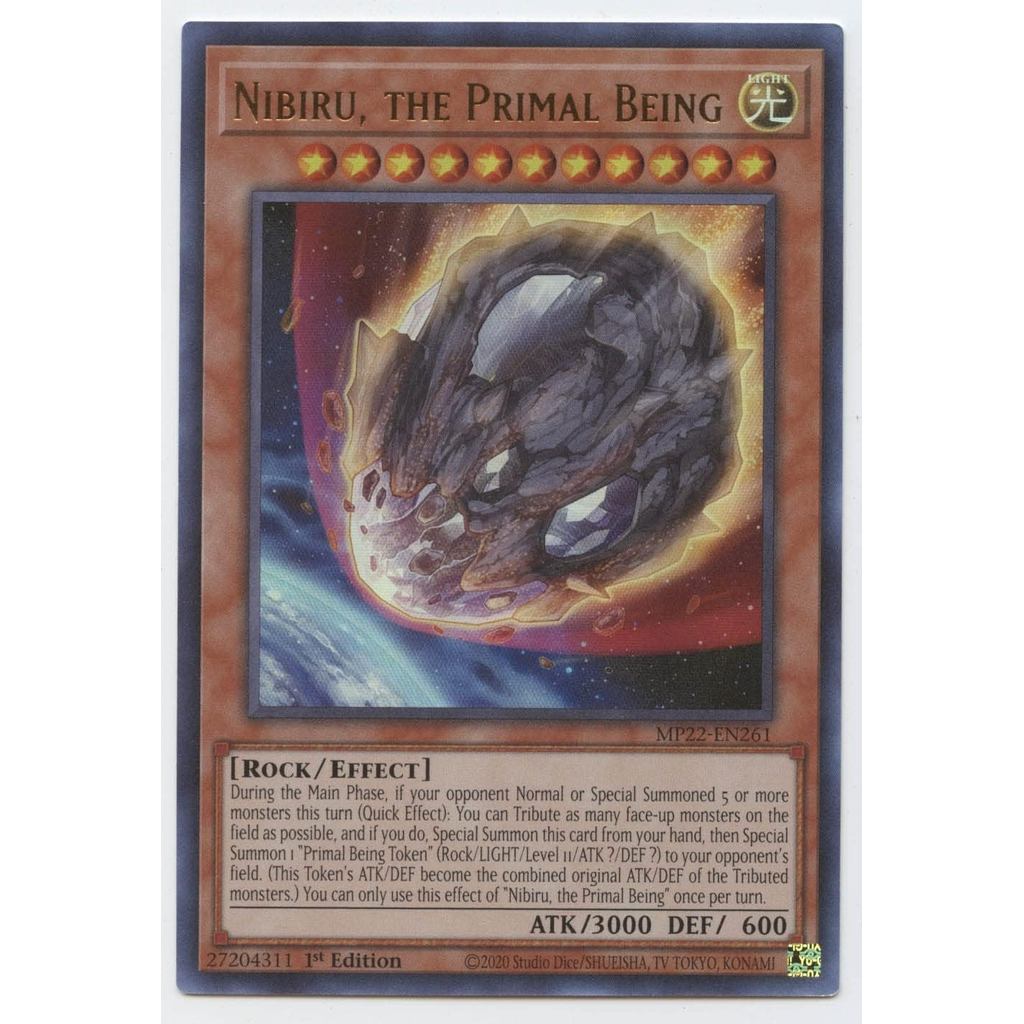 Thẻ bài Yugioh - MP22-EN261 - Nibiru, the Primal Being