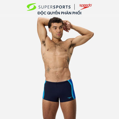 Quần Bơi Nam Speedo Solid Splice - Xanh Navy - 8-A000157002