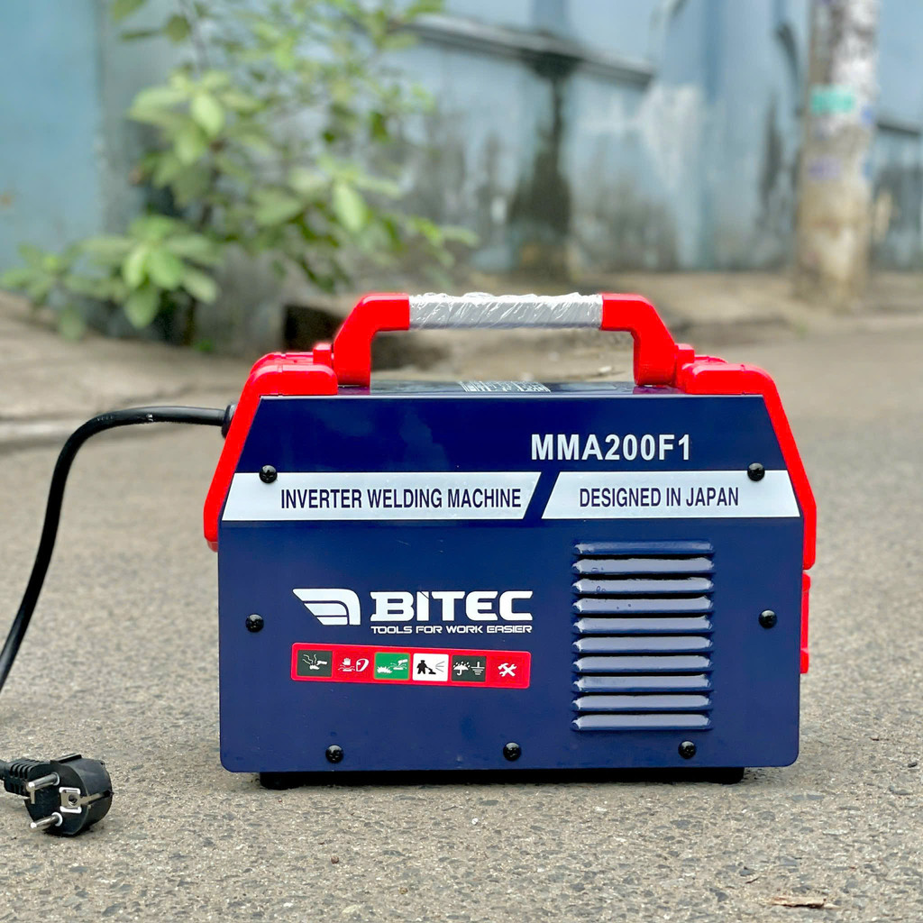 MÁY HÀN QUE 2.5MM-3.2MM 200A BTEC MMA-200F1- HÀNG CHÍNH HÃNG