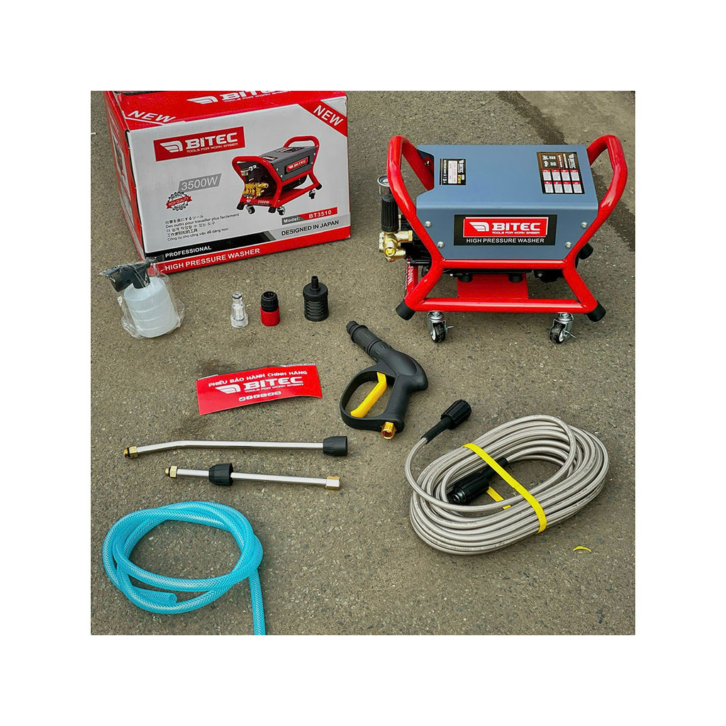 MÁY RỬA XE 3500W BT3510 BTEC - HÀNG CHÍNH HÃNG