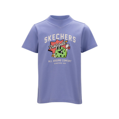 Áo Thun Tay Ngắn Bé Gái Skechers Pickleball Short Sleeve Tee - SL225G103-LV01 Online Sale