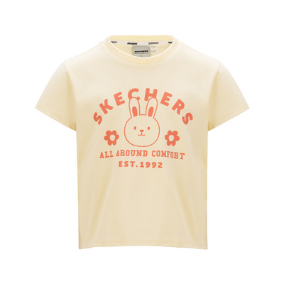 Áo Thun Tay Ngắn Bé Gái Skechers Short Sleeve Tee - SL125G090-0218 Online Sale