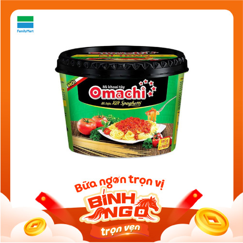 Mì Trộn Xốt Spaghetti Omachi 105G