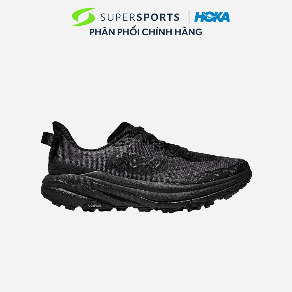 Giày Chạy Trail Nam HOKA Speedgoat 6 Wide - Đen - 1147830-BBLC
