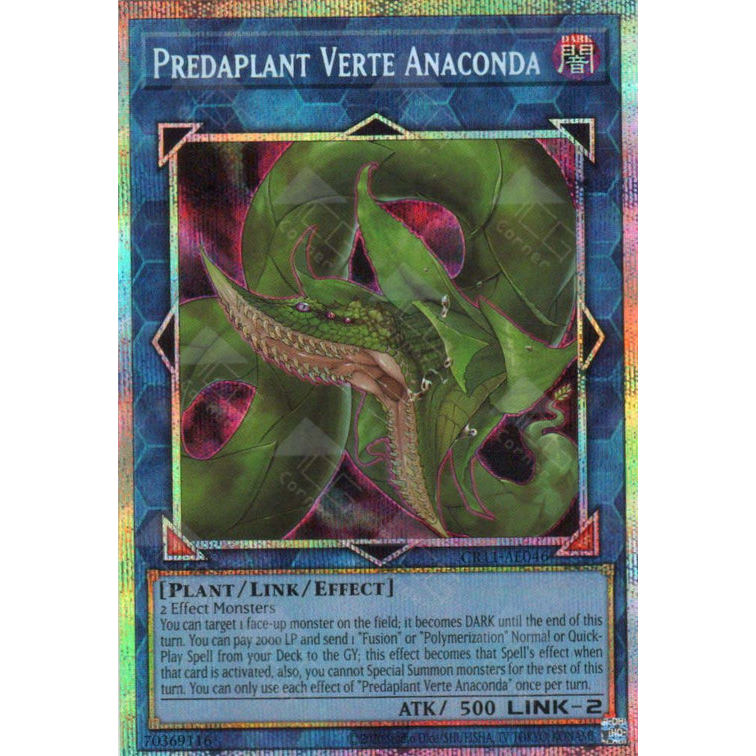 Thẻ bài Yugioh - CR11-AE046 - Predaplant Verte Anaconda