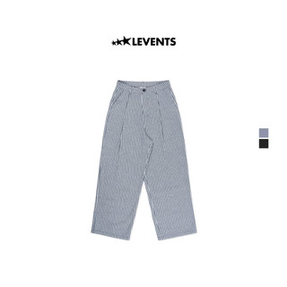 Levents® x Hello Kitty | Quần Khaki Striped Chino Pants Ống Suông Poly Cotton