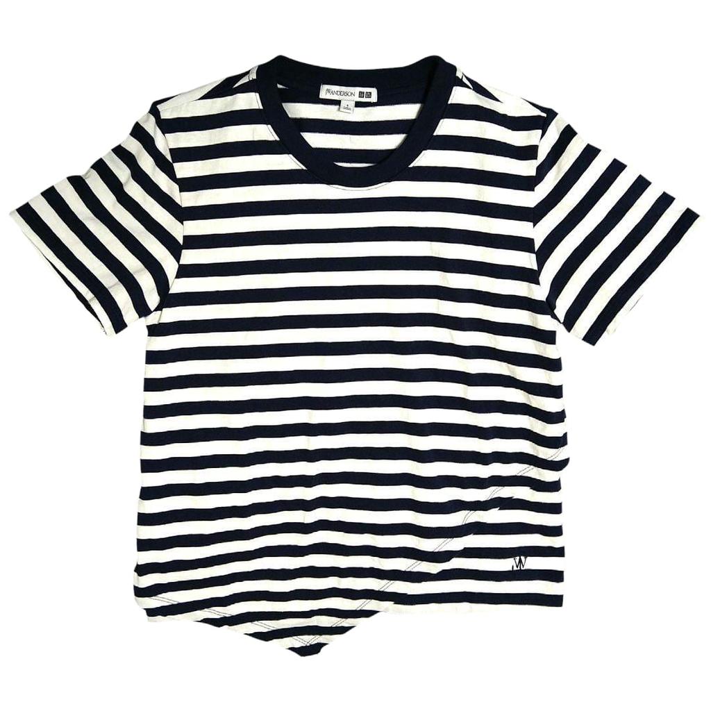 【Direct from Japan】Áo thun UNIQLO × JW ANDERSON viền bất đối xứng, cỡ S【Japan Exclusive】