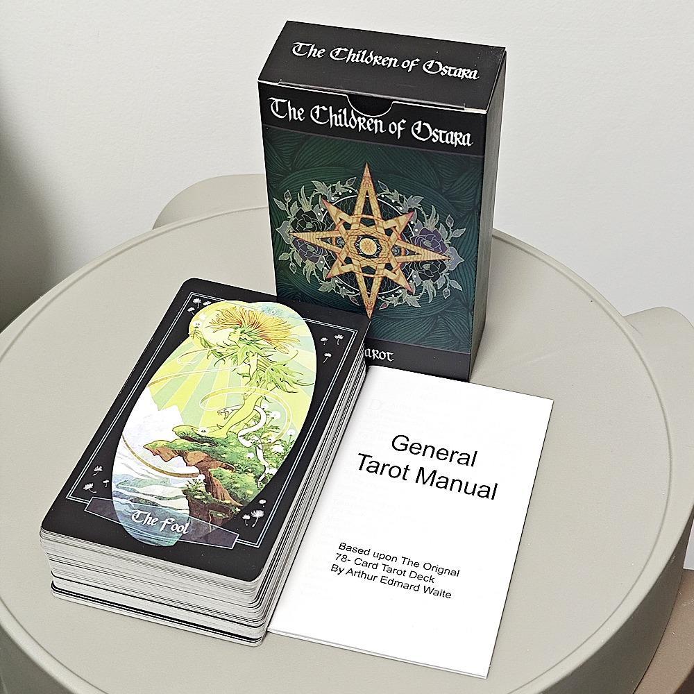 Bộ bài Tarot The Children of Ostara 78 lá bài Tarot dựa trên RWS Minh họa một cách trơn tru với sách
