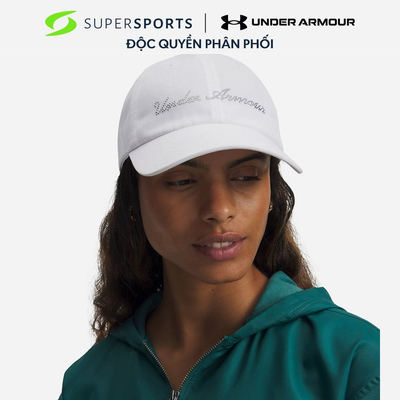 Mũ Lưỡi Trai Nữ Under Armour Essential Low Adjustable - 6012685-100