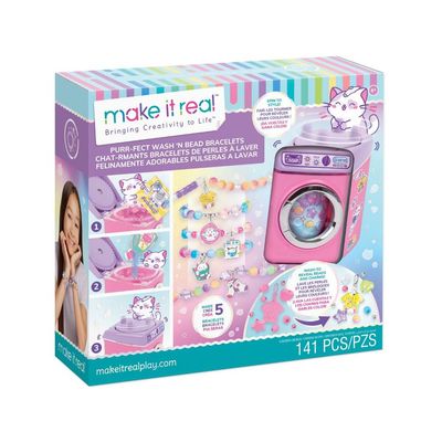 Đồ Chơi Bộ Làm Vòng Tay Hạt Bí Ẩn Từ Máy Giặt MAKE IT REAL 1466MIR