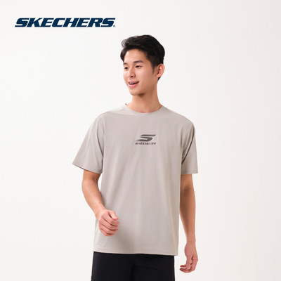 Áo Thun Tay Ngắn Nam Skechers Running Performance Short Sleeve Tee - SP126M107-03ZZ