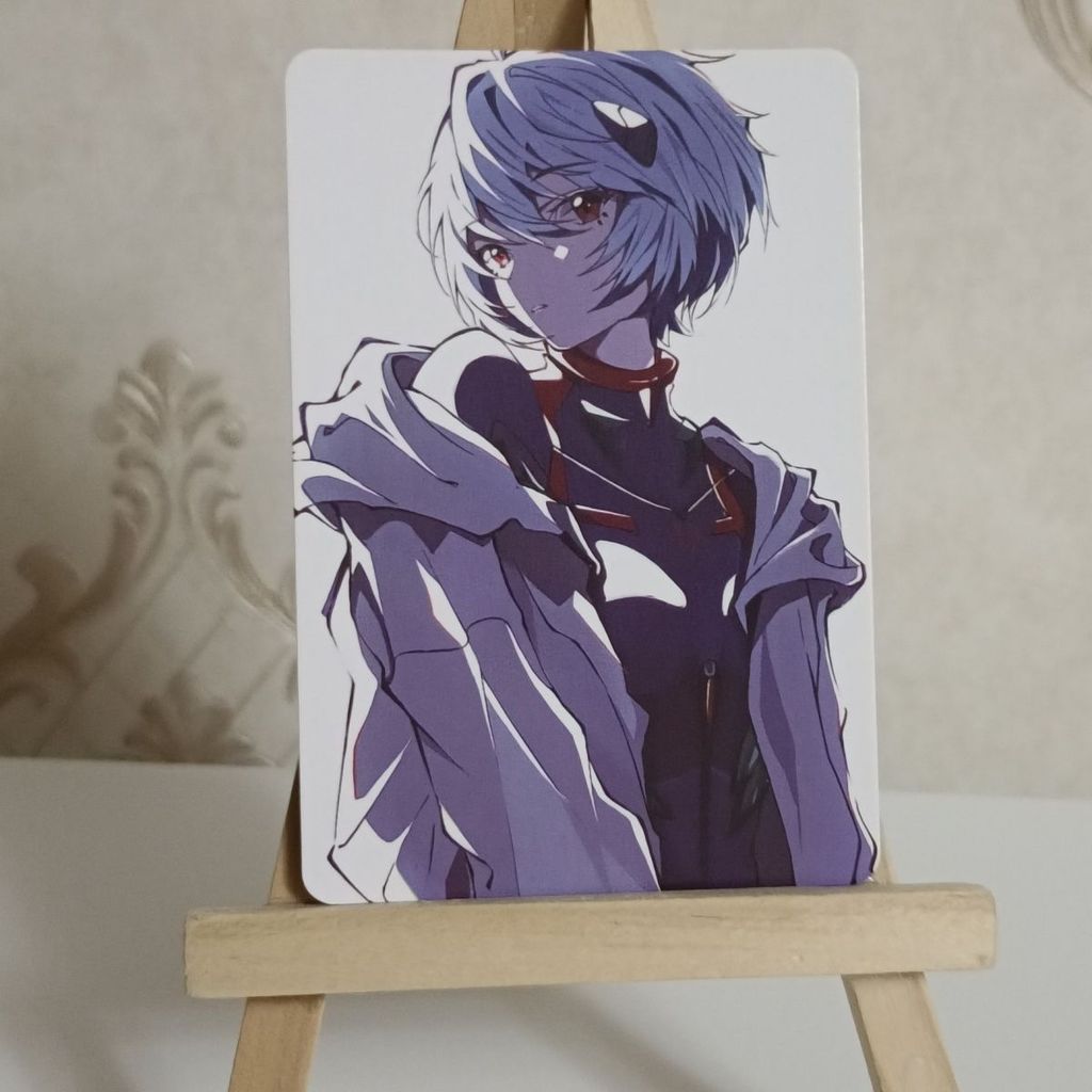 EVA Evangelion Aya Polly Boutique Flash Card Refracto Flash Craft Kích thước 86 * 59MM
