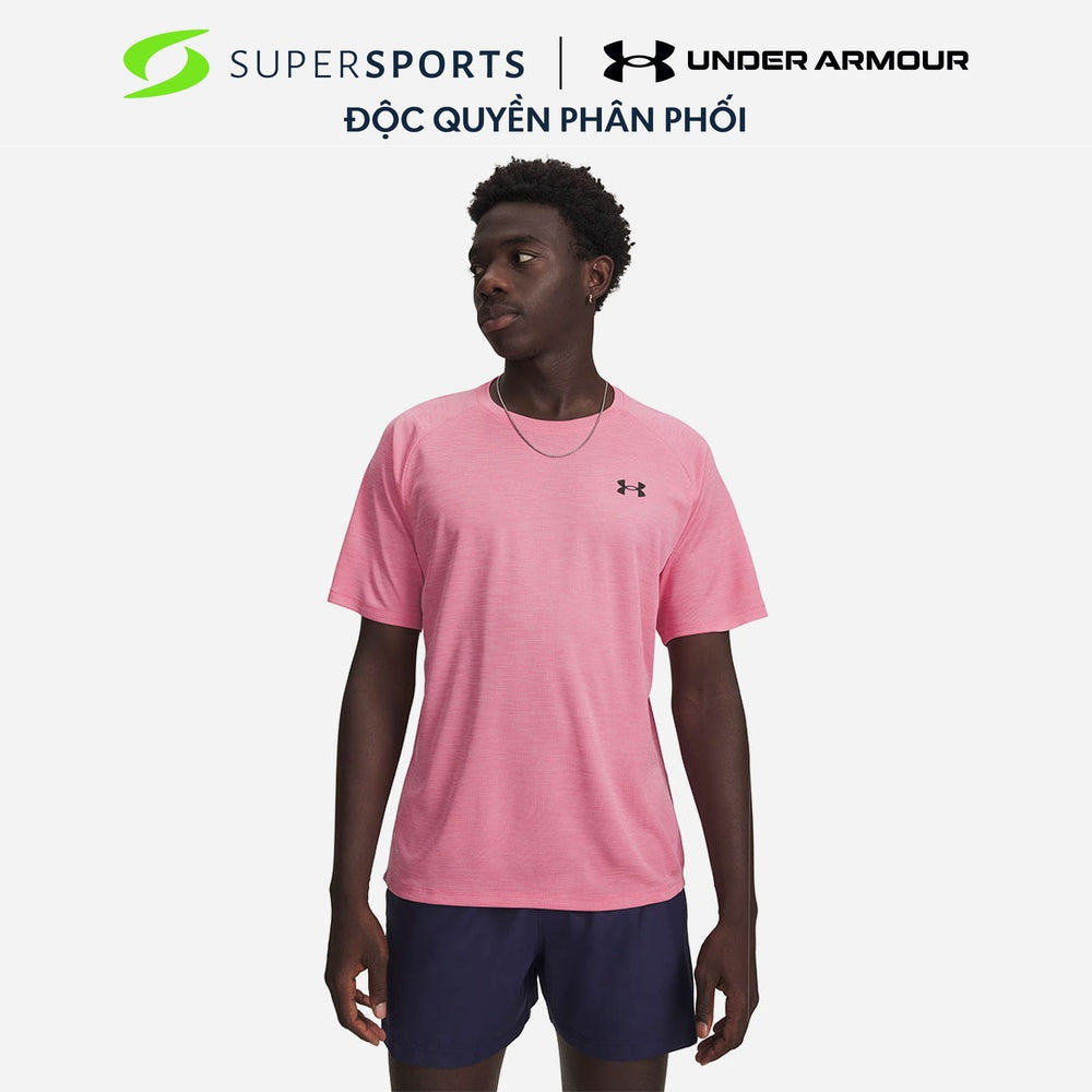 Áo Thun Nam Under Armour Tech Textured - 1382796-648 LS400