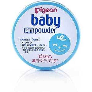 Phấn rôm Pigeon Medicated Baby Powder (hộp màu xanh dương 150g