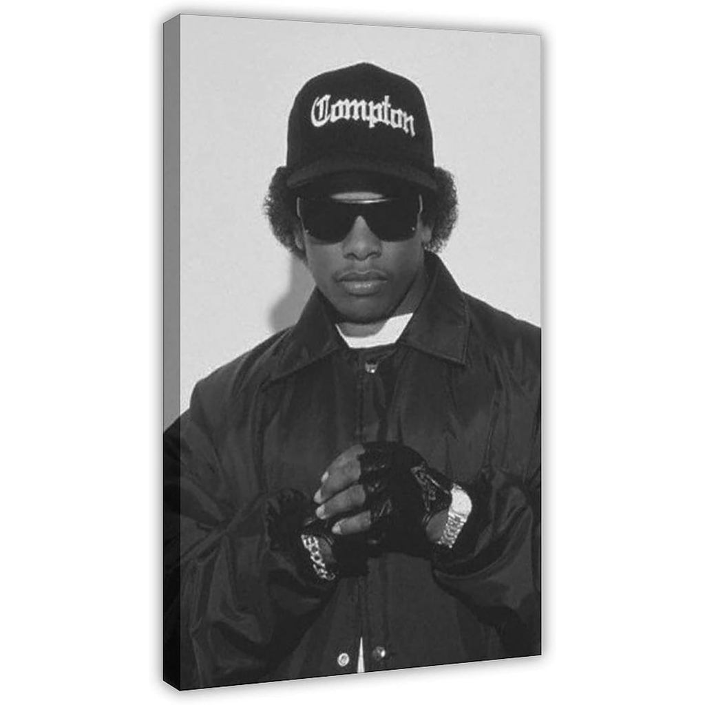 KASDJ N.W.A Huyền Thoại Rapper Billboard Hip Hop Eazy E 2 Canvas Poster Trang Trí Phòng Ngủ Phong Cả
