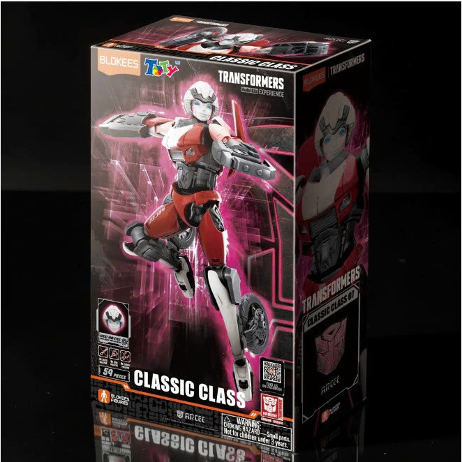 [CHÍNH HÃNG] Transformers - (Model Kit) - Classic Class(CC) 07 - Arcee(10cm) - Luminous Eyes - ET12