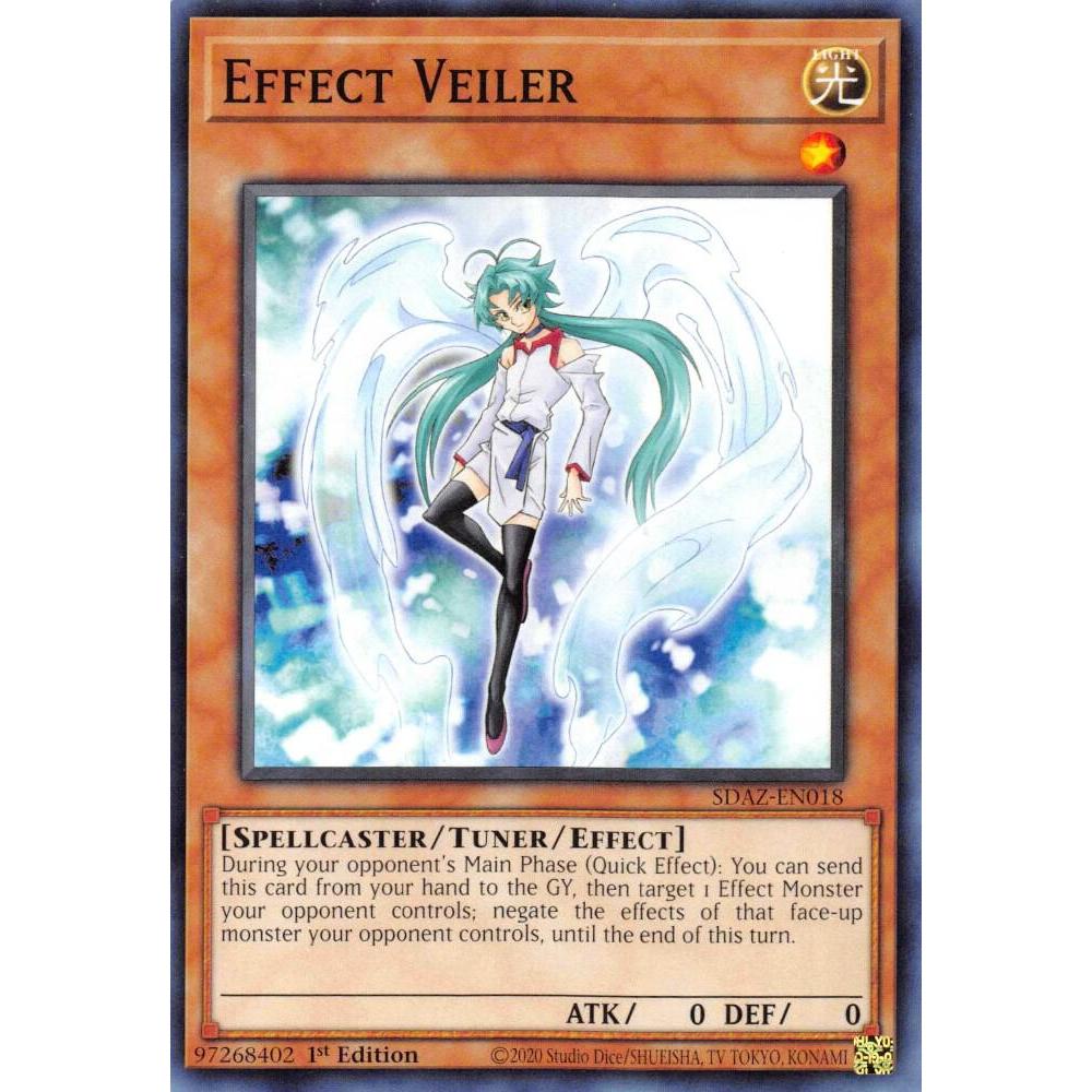 Thẻ bài Yugioh - SDAZ-EN018 - Effect Veiler