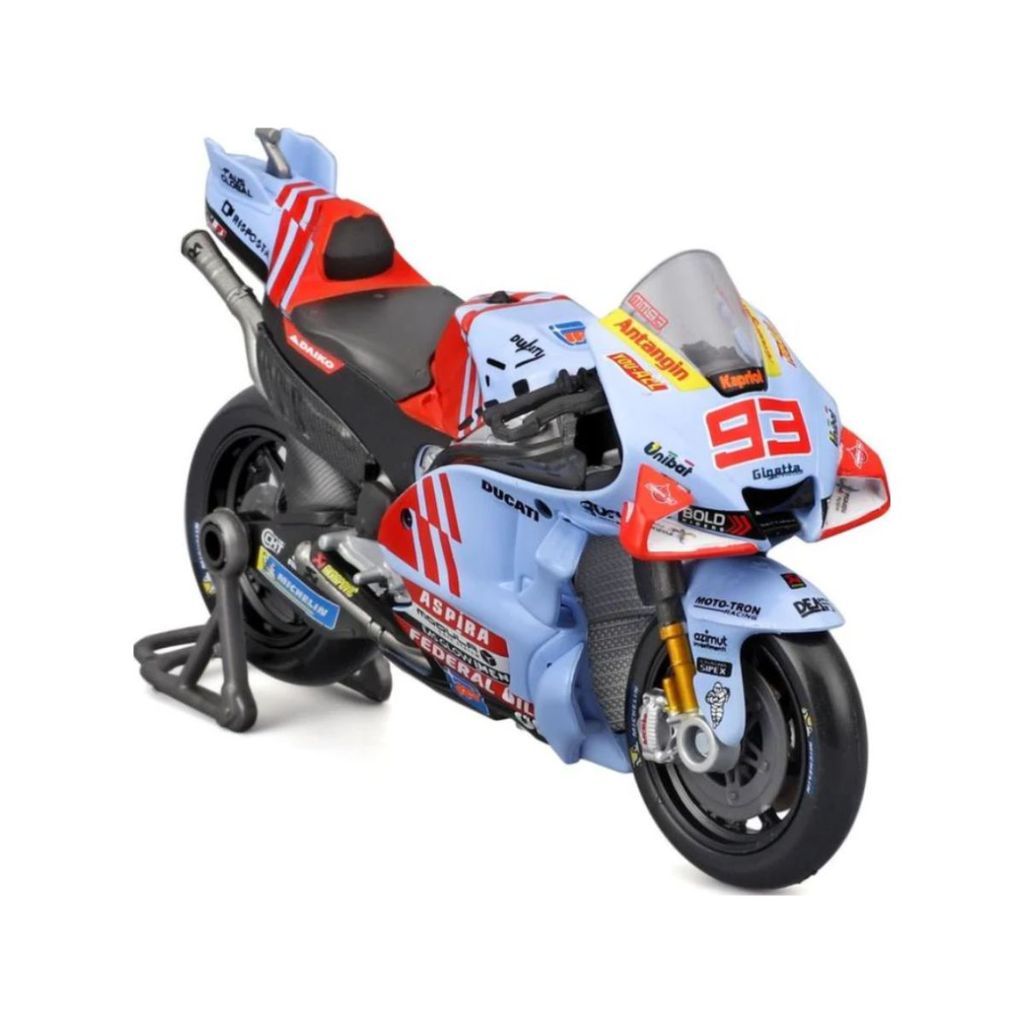 Đồ Chơi Xe Mô Hình Mô Tô Tỉ Lệ 1:18 GP Racing- Gresini Racing 2024 MAISTO 36399/MT36000