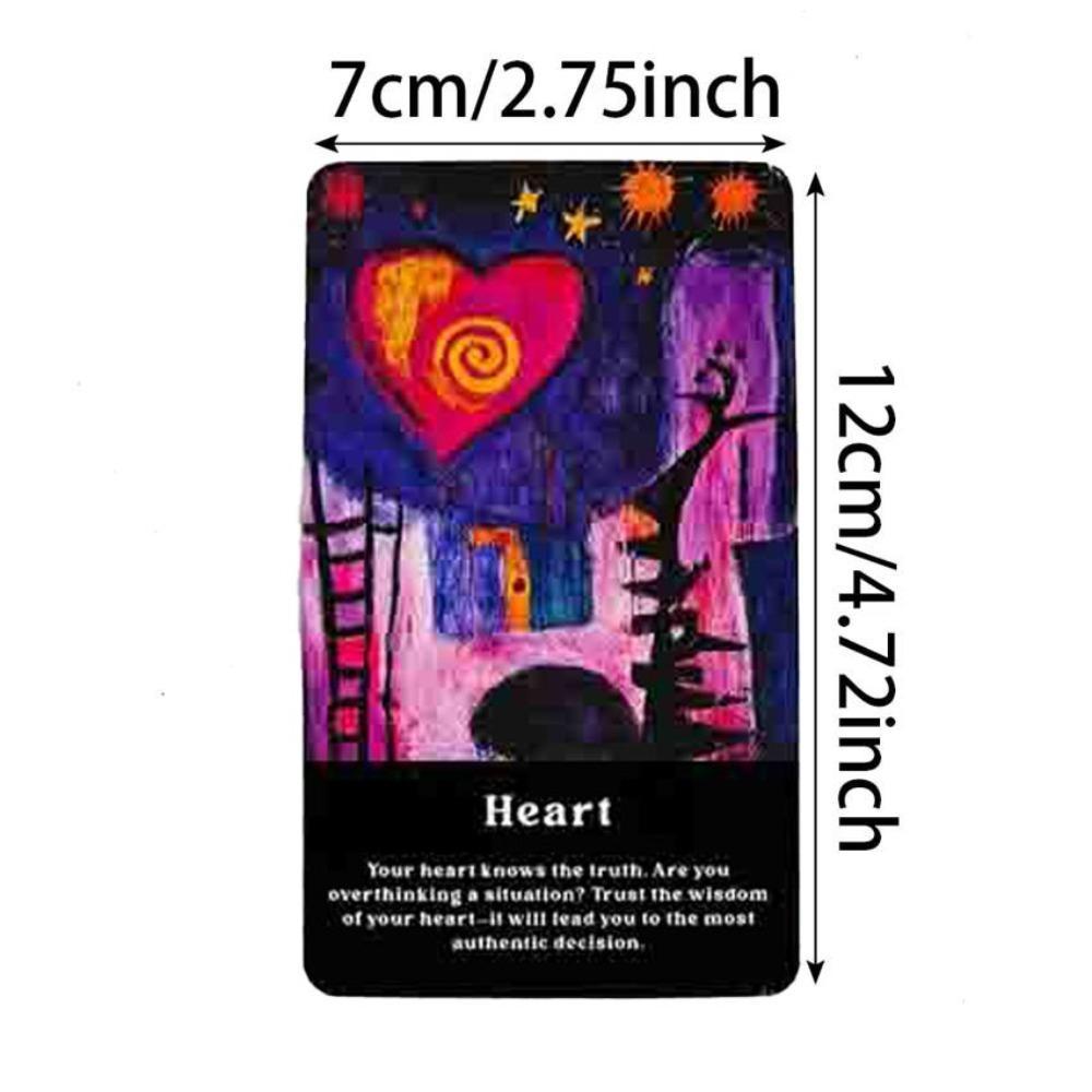 Celestial Insights Oracle Cards 12x7cm 56 Chiếc Cân Bằng Và Đánh Thức Thẻ Tarot Hidden Spirit Card D