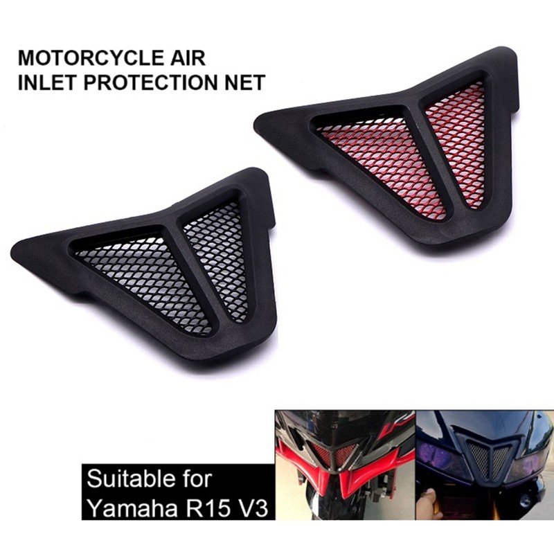 Đèn pha phía trước xe máy Fairing Guard Air Intake Cover cho Yamaha YZF-R15 YZF R15 V3 2018-2020 Phụ