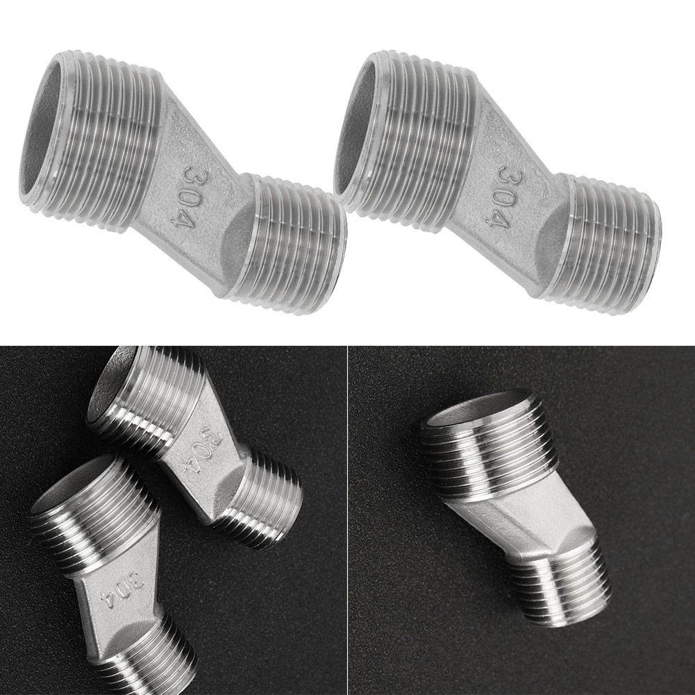 < cosyh > 2 CÁI Phòng tắm S-Connector 1 / cho 2 '' Nam đến 3 / 4 '' Nam Offset Adapter Phần cứng