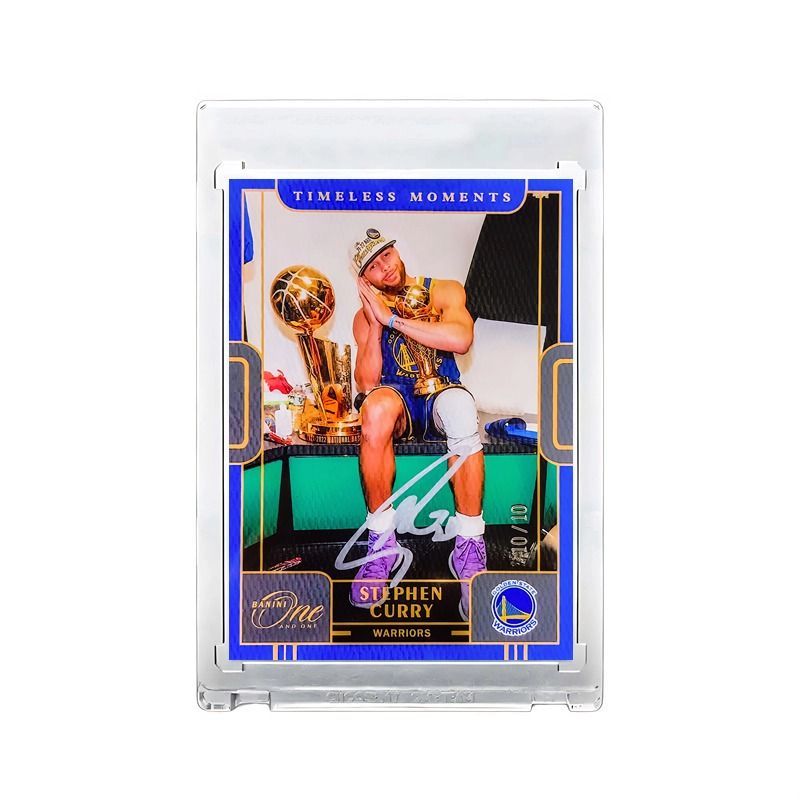 Curry Championship Good Night Signature Star Card Non-Panini toppsNBA Bóng rổ logoman Bộ sưu tập Thẻ