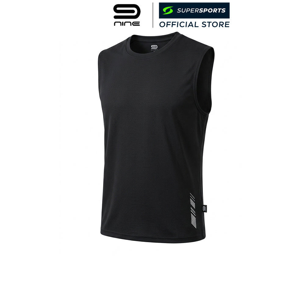 Áo cầu lông nam 9NINE Black