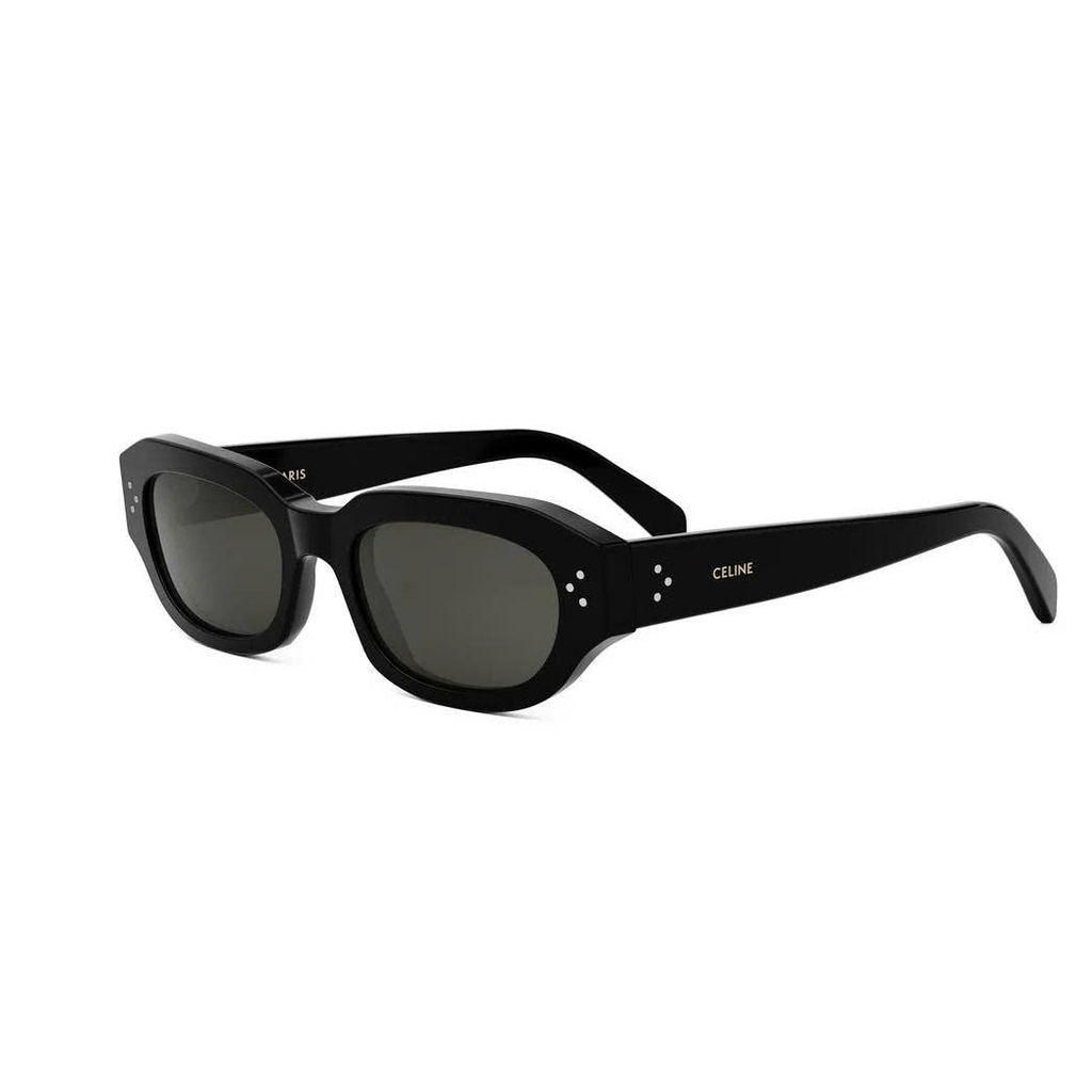 Kính Mát CELINE Chính Hãng CL40314I 01A, Dáng Oval, Gọng Đen Cao Cấp