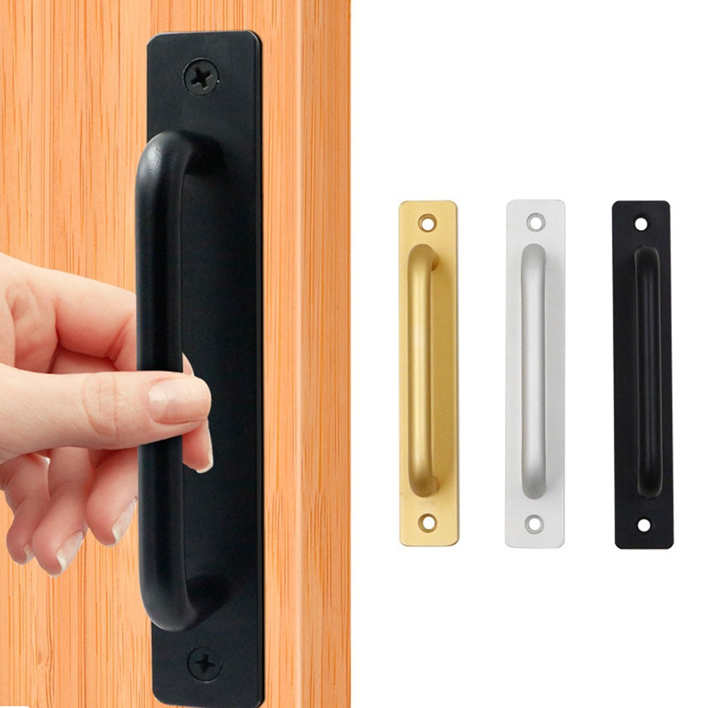 Sliding Door Handle Aluminum Alloy Pull Push Door Handle For Gate Toilet Door