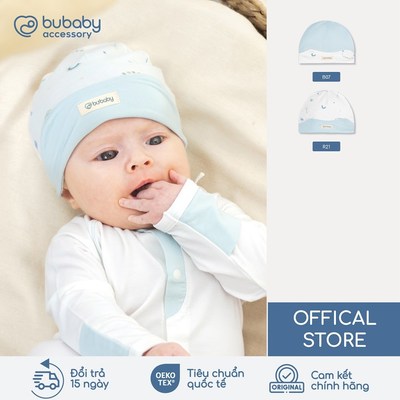 BU Baby Phụ kiện Mũ tròn Rainbow newborn thoáng mát | Quần áo sơ sinh cao cấp mềm mịn | ABB1922LR