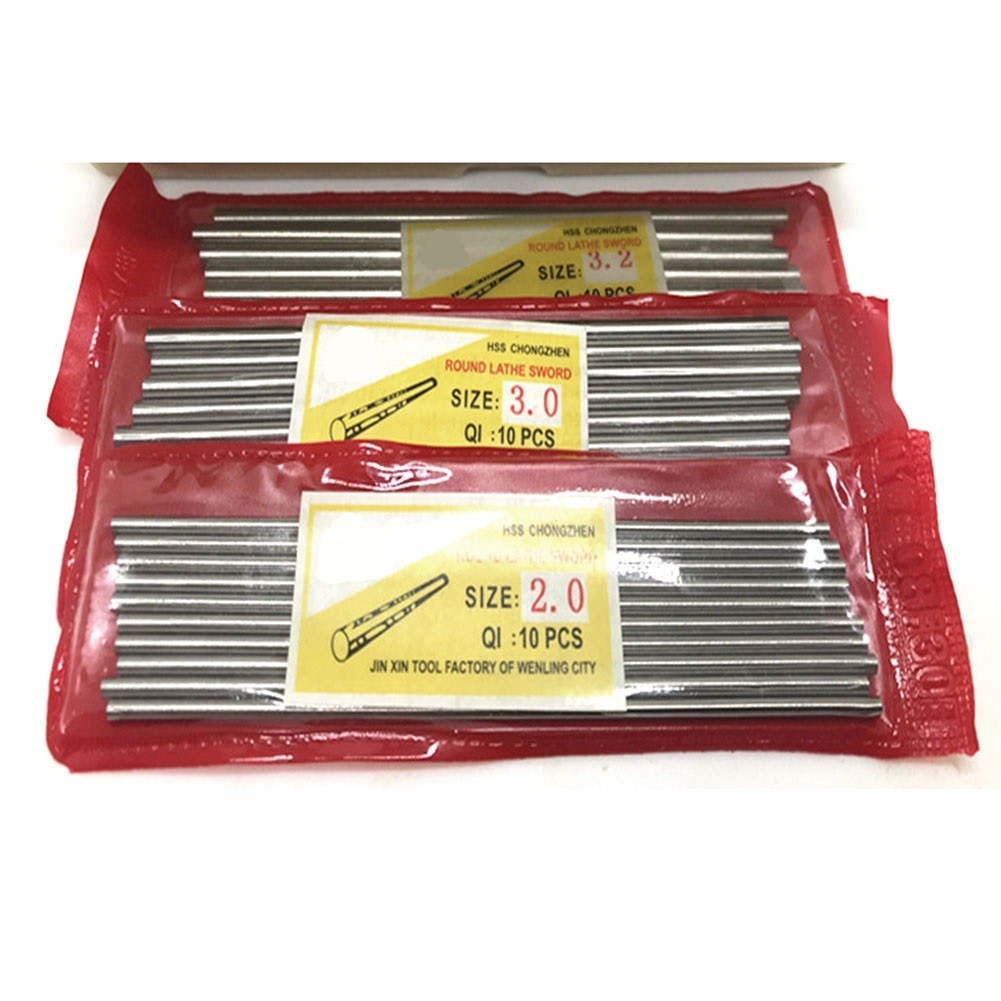 [Hàng giao ngay] 5 Thanh tròn bằng thép hợp kim YG6 Thanh công cụ xoay tròn cacbua rắn 1 * 100mm